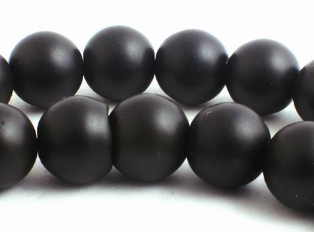 Unusual 10mm Smooth Tektite Beads