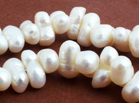 96 Unusual Striking Siamese Pearls - 10mm x 6mm