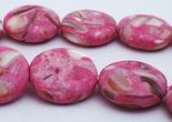 22 Large Sensual Soft Pink Mother-of-Pearl Shell Button Beads - 18mm x 6mm