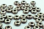100 Small Versatile Round Silver Bead Spacers - 3mm x 2mm