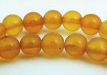 Goldenrod Yellow Carnelian Beads - 6mm