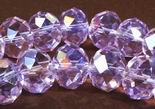 36 Sparkling FAC Vintage Rose Pink AB Crystal Beads