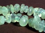 70 Green Prehnite  Nuggets Beads