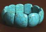 Wonderful Chunky Blue Turquoise Bracelet