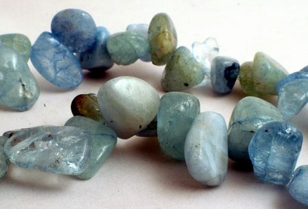 Blissful Aquamarine Fancy Drop Beads