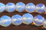 Mystical Faceted 6mm Opalite Moonstone Beads