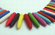 Long Rainbow Turquoise Icicle Beads - 25mm