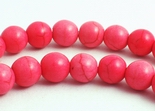 68 Paradise Pink Turquoise Beads - 6mm