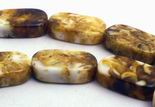 31 Desert Amber Tablet Beads