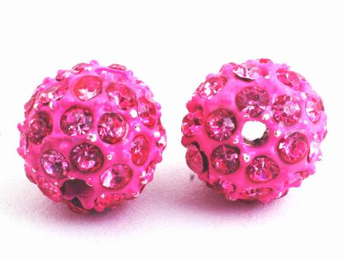 Sensuous Paradise Pink Shamballa Bead