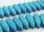 65 Enticing Blue Turquoise Icicle Spike Beads