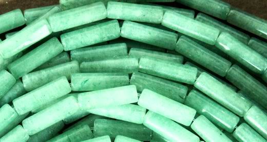 New Jade Bamboo Tube Beads