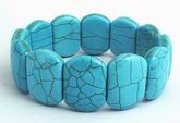 Wonderful Chunky Blue Turquoise Bracelet