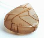 12 Large Distinctive Dragon Vein Agate Teardrop Beads