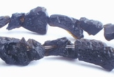 Unusual Tektite Nugget Beads - from outer space!