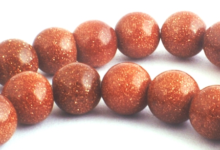 Sparking Magical GoldStone Beads - 6mm or 8mm