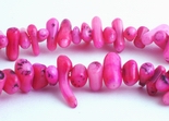 Summer Parasol Pink Coral Chip Beads