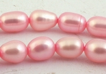 Passionate Pink Shiny Rice Pearls