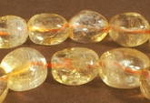 Beautiful Natural Citrine Nugget Beads