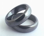 Sleek Chunky Magnetic Hematite Ring