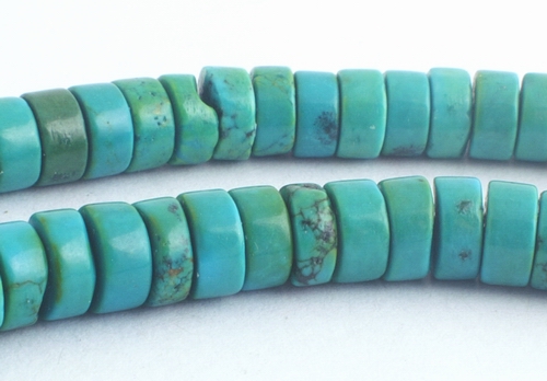 128 Gorgeous Turquoise Heishi Beads