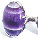 Chunky Sincere Amethyst Ring