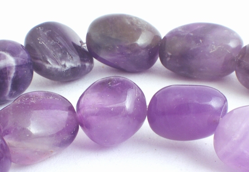 Gorgeous Amethyst Nugget Beads - 14mm x 10mm