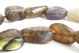 28 Mystical Labradorite Nugget Beads