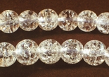 Magical Crackle Rock Crystal Beads 4mm or 6mm - For Classy Jewelry