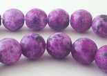 Ravishing Purple Calsilica Beads - 6mm or 8mm