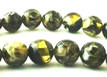 Versatile Worldly Avocado-Green Amber 8mm Beads