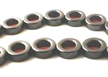 Slinky Hematite Donut Ring Beads - 8mm x 3mm