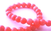 Romantic 4mm Flamingo Pink Coral Beads