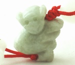Lucky Chinese Jade Year of the Monkey Pendant - for 2016