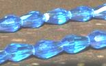70 Tiny Baby-Blue Crystal Teardrop Beads