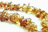 Chunky Green Amber Chip Beads