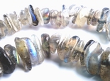 Sparkling Labradorite Small Nugget Beads - Dramatic!