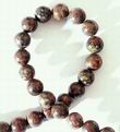 8mm Leopard Skin Jasper Bead Strand