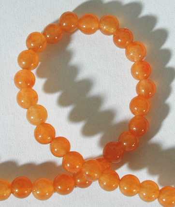 Warm Peach Aventurine Beads - 4mm