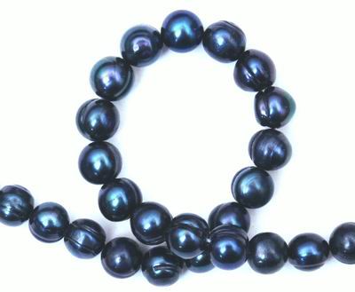 Deep Antarctic Blue 8mm Pearls