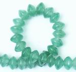 Fresh Aventurine Rondelle Bead Strand