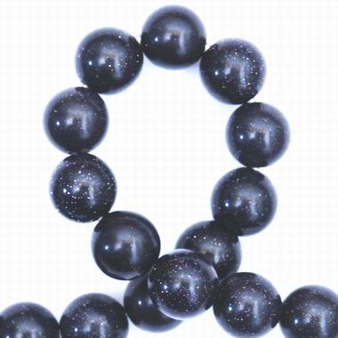 Large Sparkling 10mm Bluestone Beads