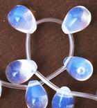Enchanting Teardrop Opalite Moonstone Beads