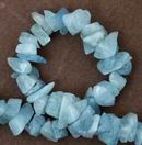 Long Aquamarine Chips - Long Strand