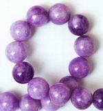 Mystical Lavender Jade Candy Beads - Large 10mm