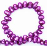 Morning Glory Purple Top-drilled Pearls