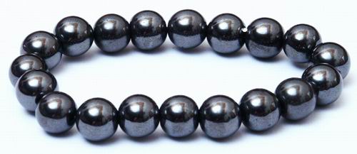 Haunting 10mm Hematite Bead Bracelet - for Protection