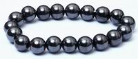 Haunting 10mm Hematite Bead Bracelet - for Protection