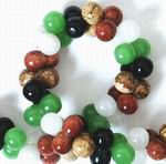 Unusual Double Bead Strand - Jade, Jasper, Onyx, Goldst