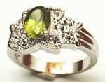 Cubic Zirconia Yellow Diamond Ladies Ring